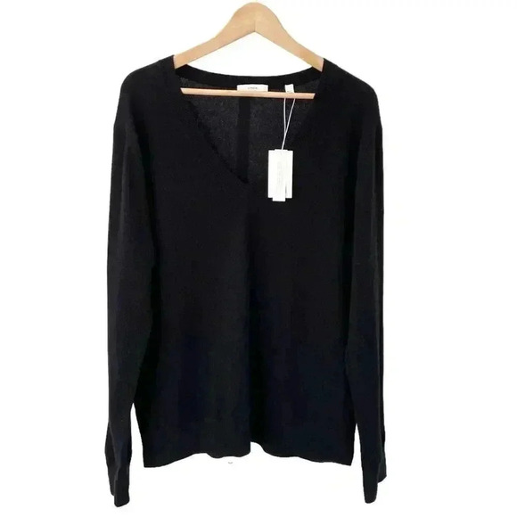 NWT Vince 100% Cashmere Weekend V-Neck Sweater size XL - Picture 2 of 11